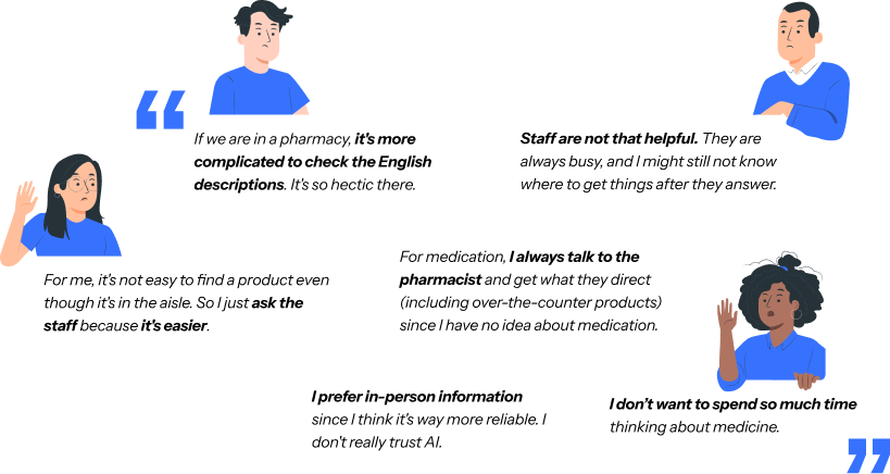 Key user quotes